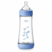 Chicco P5 plasticna flašica,300ml,silikon,dec.