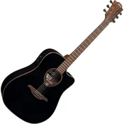 LAG Tramontane 118 T118DCE Black Elektroakustična dreadnought (Kot novo)