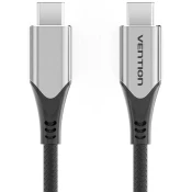 Vention USB-C to USB-C 3.1 Cotton Braided Cable 1.5M Gray