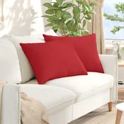 Jastucici za sofu 2 pcs Crvena 70 x 50 cm tkanina