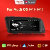 Junsun AI Voice Wireless CarPlay Car Radio Multimedia For Audi Q5 2013 2014 2015 2016