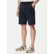 Guess Kratke hlače iz tkanine M6GDVA W1703 Mornarsko modra Regular Fit