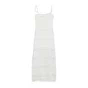 Vero Moda Večerna obleka Lucia 10348443 Kremna Regular Fit