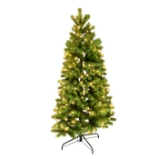 home Dekorativni bor s LED rasvjetom, 3D + 2D iglice, 150 cm - KMF 7/150