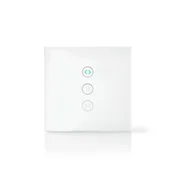 Nedis WIFIWC10WT - Pametno stikalo za upravljanje zaves, rolet in žaluzij 230V
