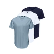Only & Sons Majica ONSMatt nočno modra/opal/bela