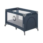 Lionelo - Potovalna postelja STEFI Blue Grey