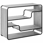 vidaXL Komoda Siva Sonoma 98 x 37,5 x 75,5 cm Predelan les