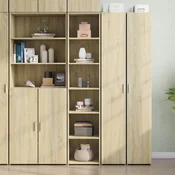Visoka komoda boja hrasta sonome 40x41x185 cm konstruirano drvo