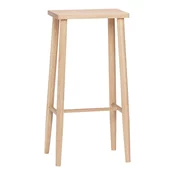 Barski stolček iz hrastovega lesa Hübsch Folk, višina 72 cm