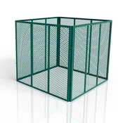 Homestar Posoda za kompost 450L 80x80x70 cm zelena