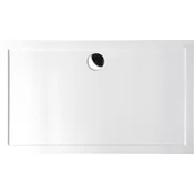 POLYSAN KARIO Pravokotna Akrylna Tuš Kad 120x100 cm - Bela, Lit Iz Mramorja