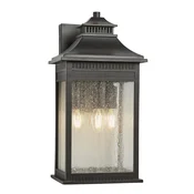 Elstead Lighting Elstead Livingston Velika stenska svetilka s 3 lučmi - imperialni bronasti zaključek, E14, (22100160)