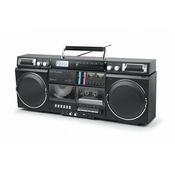 MUSE Muse, 80W Premium Retro Bluetooth 5.0 prenosni ZVOČNIK s kasetofonom, ?rna, (21289548)