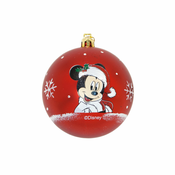 Glob de Craciun Mickey Mouse Happy smiles 6 kom. Crvena Plastika (O 8 cm)