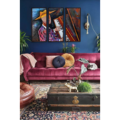 WALLXPERT Dekorativna uramljena MDF slika (3 komada) Artsmdfdkset7