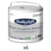 BULKYSOFT Premium papirni ubrus, Dvoslojni, 500 listova, 6 rolni