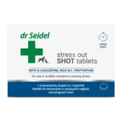 Dr. Seidel Stress Out Shot tablete za pomirjanje psov in mačk, 10 tablet