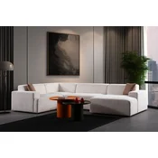 Atelier del Sofa Ugaona garnitura Melva, 220x340x145 cm, Bela