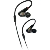 Audio-Technica ATH-E50 Black Ušesne zanke slušalke (Kot novo)
