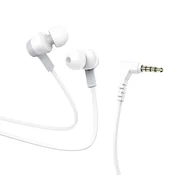 Hoco Žične ušesne slušalke z 3,5-mm priključkom Hoco M86, bele
