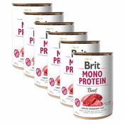 Konzerva Brit Mono Protein Beef, 6x400 g