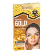 Beauty Formulas Gold Nose Pore Trakice za cišcenje pora i mitisera, 6 komada