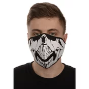 Maska za lice Emerze Skull crno-bijela