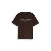 TOM TAILOR Majica mokka/temno rjava