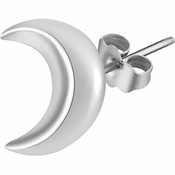 Rosato Srebrni enojni uhan Crescent Moon Storie RZO017R