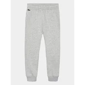 Lacoste Spodnji del trenirke XJ9728 Siva Regular Fit