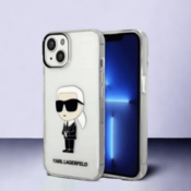 Karl Lagerfeld Ovitek Karl Lagerfeld Karl Lagerfeld - transparent za iPhone 14 Plus/15 Plus (KLHCP14MHNIKTCT)
