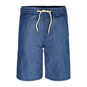 Calvin Klein Jeans Kratke hlače iz tkanine IB0IB02423 Modra Regular Fit