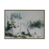 Homestar Stenska umetnina WALLY 45x60 cm, meglen gozd