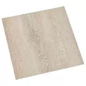 vidaXL Samolepilne Talne Plošče 30,5 x 30,5 cm 20 pcs PVC Rjava in bež