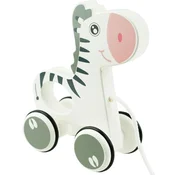 shumee Lesena vlečna igrača zebra