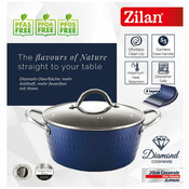 Zilan Kozica s steklenim pokrovom, 20 cm - ZLN9600