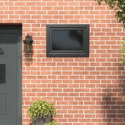 Prozor za podrum RISOR 80 x 60 cm PVC i staklo Antracit