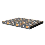 shumee Ortopedska vzmetnica za pse ORTO XL 80×55×7 cm - potisk sivih psov, spominska pena, vodoodporna prevleka, Bertoni
