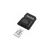 SANDISK SDHC 64GB micro 100MB/s40MB/s Class10 U3/V30+SD Adap.