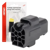 slomart AMiO 04348 vodoodporno električno vezje, 4-pin, 2.2mm