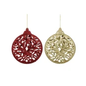 Novoletna krogla Ornament rdeča ali zlata