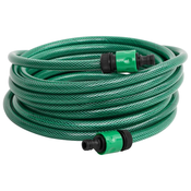 vidaXL Cev za bazen zelena 30 m PVC