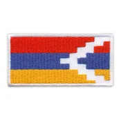 shumee Našitek zastave Republike Artsakh - samolepilna podlaga - vezen našitek/značka/emblem