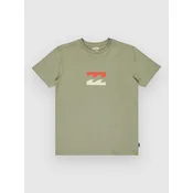 Billabong Team Wave Kids fantovska majica grey green