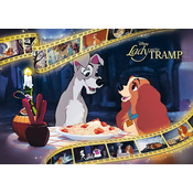 Trefl - Puzzle Premium Plus: Lady and the Tramp - 1 000 kosov
