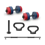 Iron Sport Tegovi set 14kg tegova 2+1 šipka i rucka za zvono