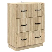 Vidaxl Predalna omara Sonoma hrast 66 x 34,5 x 87 cm Inženirski les