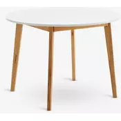 Trpezarijski sto fi 105 bela/natur