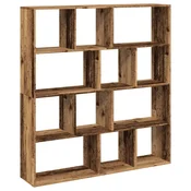 Ormaric za knjige boja drva 132x29x141,5 cm konstruirano drvo